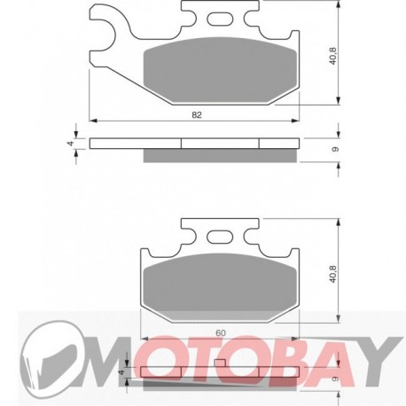 293 AD GOLDFREN brake pads