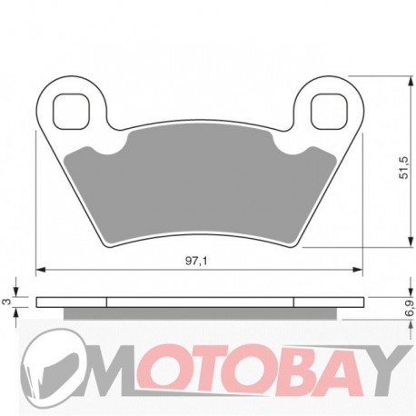 311 AD GOLDFREN brake pads