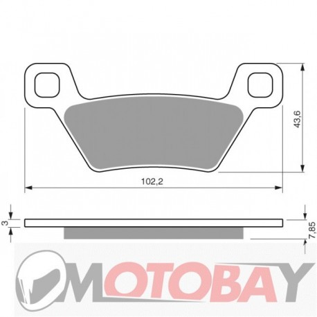 315 AD GOLDFREN brake pads