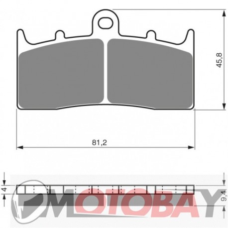 316 AD GOLDFREN brake pads