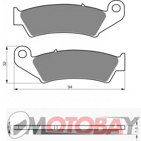 002 S3  GOLDFREN brake pads