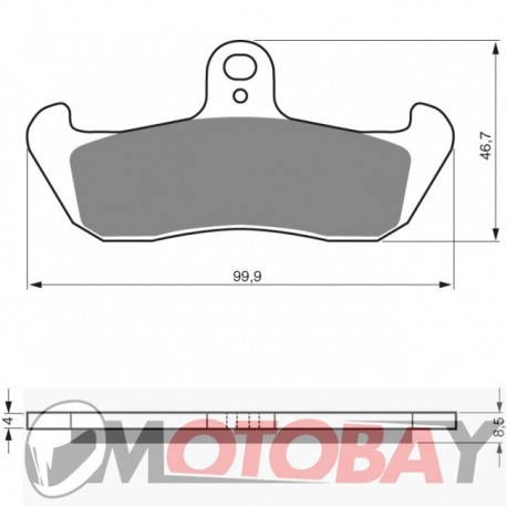 005 S3  GOLDFREN brake pads