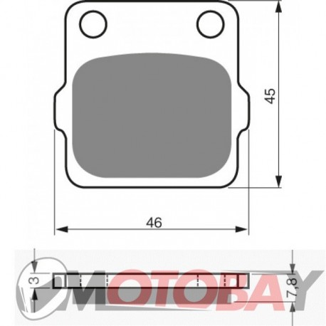 006 S3  GOLDFREN brake pads