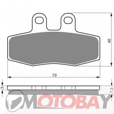 009 S3  GOLDFREN brake pads