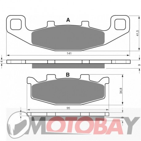 011 S3 GOLDFREN brake pads