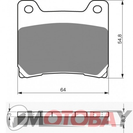 014 S3 GOLDFREN brake pads