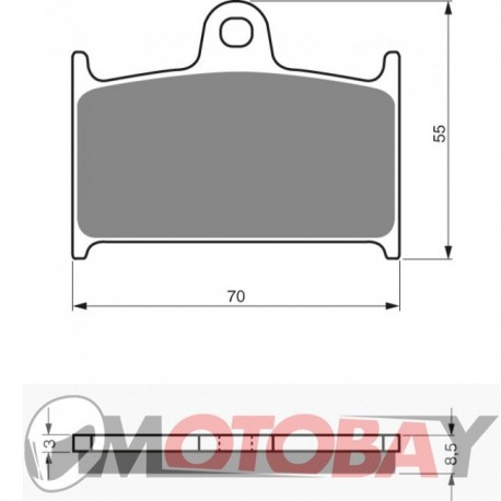 016 S3 GOLDFREN brake pads