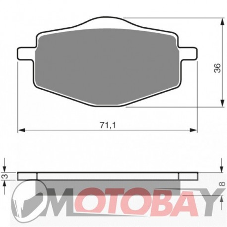 017 S3 GOLDFREN brake pads