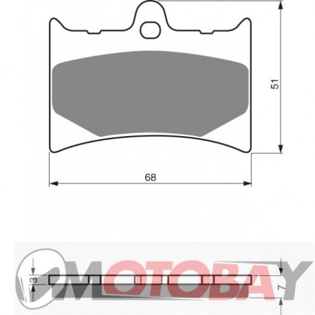 018 S3 GOLDFREN brake pads