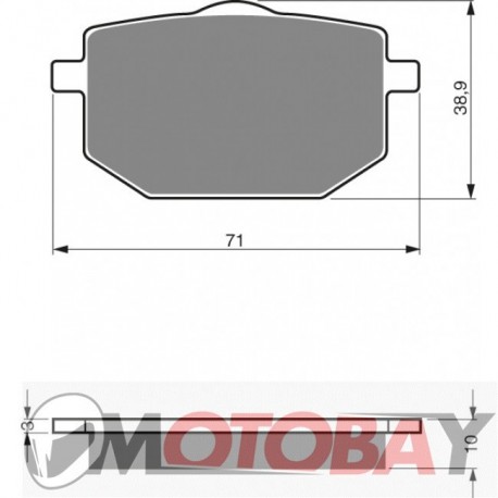 028 S3 GOLDFREN brake pads