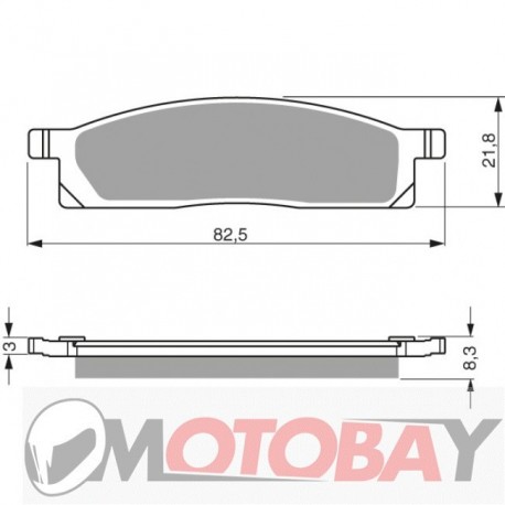 033 S3 GOLDFREN brake pads