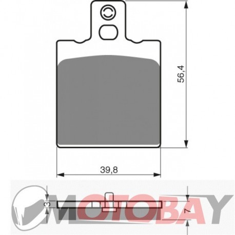 037 S3 GOLDFREN brake pads