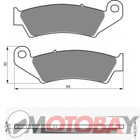 039 S3 GOLDFREN brake pads