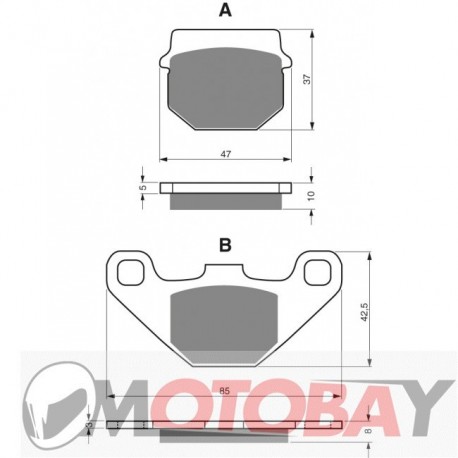 041 S3 GOLDFREN brake pads