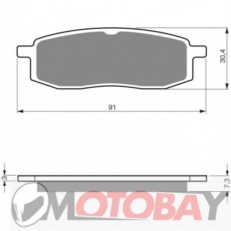 042 S3 GOLDFREN brake pads