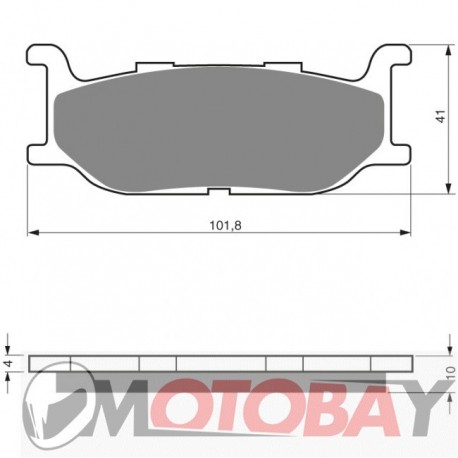 047 S3 GOLDFREN brake pads