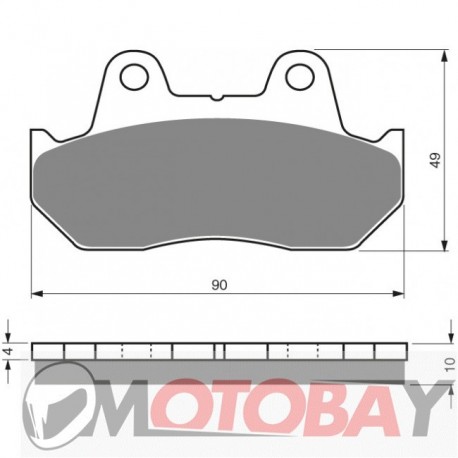 049 S3 GOLDFREN brake pads