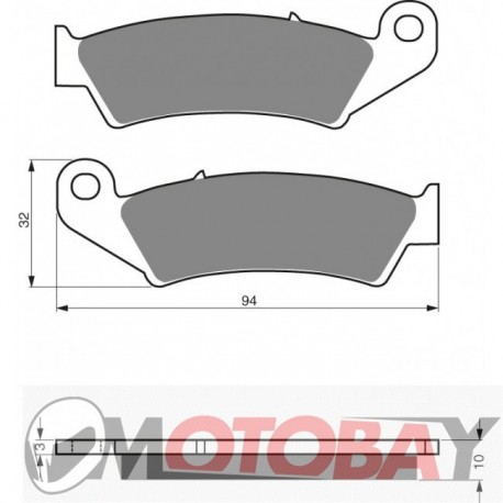 051 S3 GOLDFREN brake pads