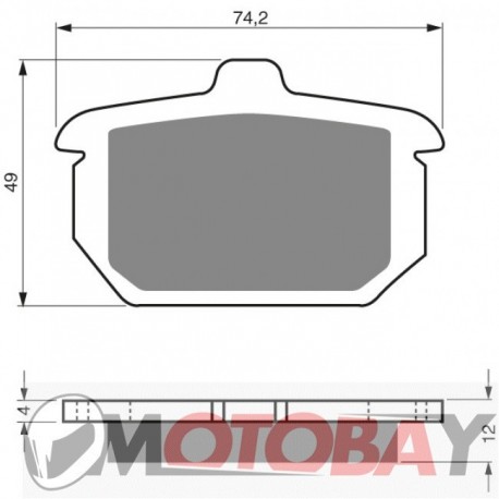 057 S3  GOLDFREN brake pads