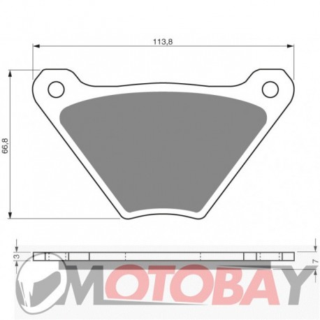 059 S3  GOLDFREN brake pads