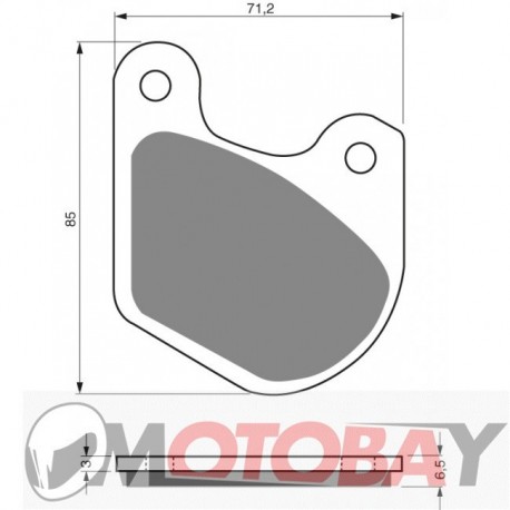 061 S3 GOLDFREN brake pads