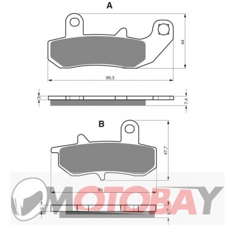 064 S3 GOLDFREN brake pads