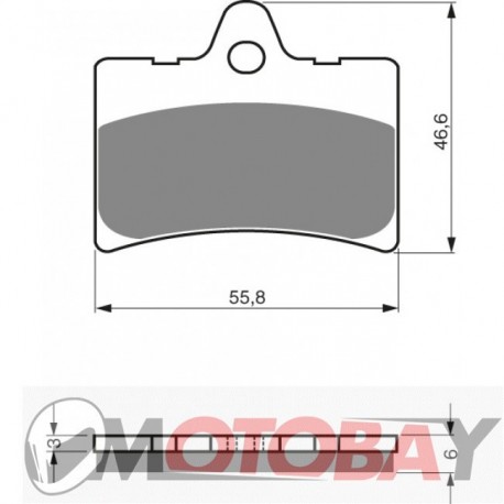 065 S3 GOLDFREN brake pads