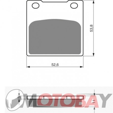 067 S3 GOLDFREN brake pads