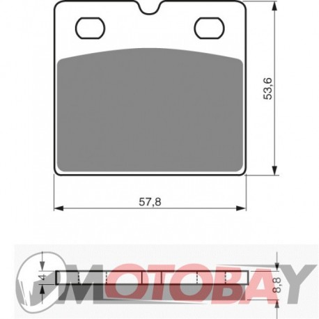 070 S3  GOLDFREN brake pads