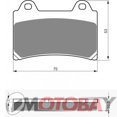 072 S3  GOLDFREN brake pads