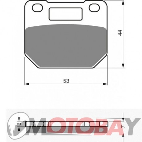 073 S3  GOLDFREN brake pads