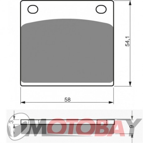 075 S3 GOLDFREN brake pads