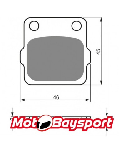 076 S3 GOLDFREN brake pads