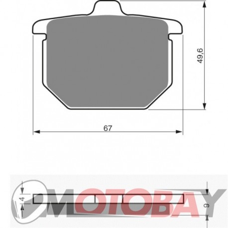 077 S3 GOLDFREN brake pads