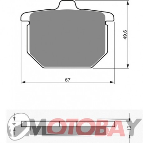 078 S3 GOLDFREN brake pads