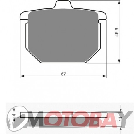 079 S3 GOLDFREN brake pads