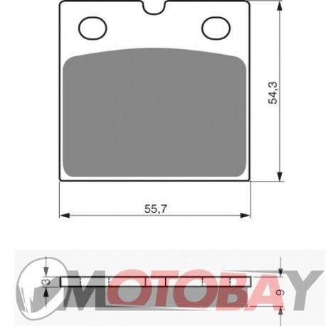 080 S3 GOLDFREN brake pads