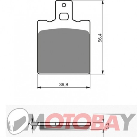 082 S3 GOLDFREN brake pads