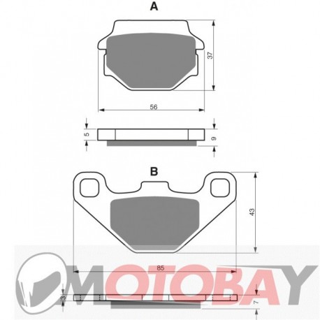 083 S3 GOLDFREN brake pads