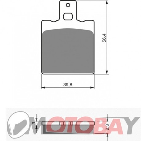 086 S3 GOLDFREN brake pads