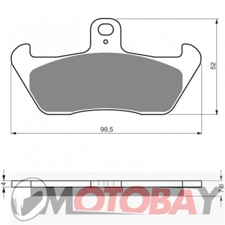 088 S3 GOLDFREN brake pads