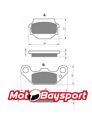 090 S3 GOLDFREN brake pads