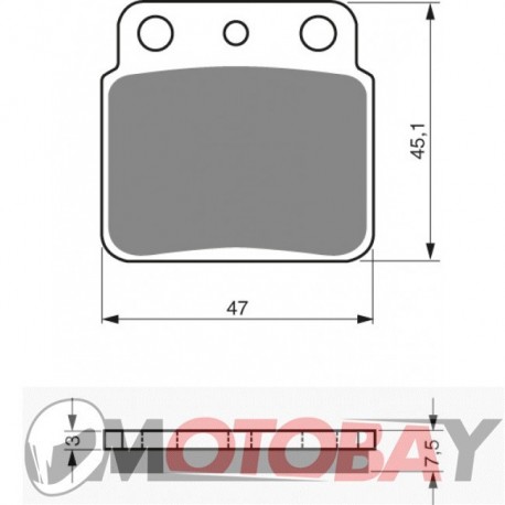 091 S3 GOLDFREN brake pads