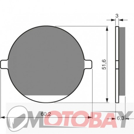 096 S3 GOLDFREN brake pads