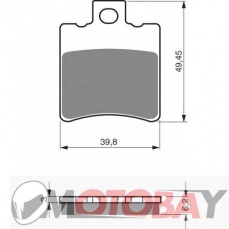 097 S3 GOLDFREN brake pads