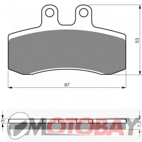 104 S3 GOLDFREN brake pads