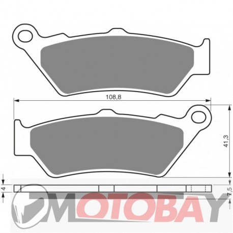 105 S3 GOLDFREN brake pads