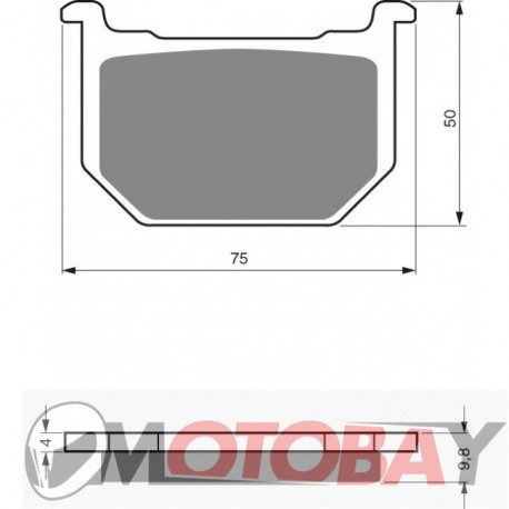 110 S3 GOLDFREN brake pads