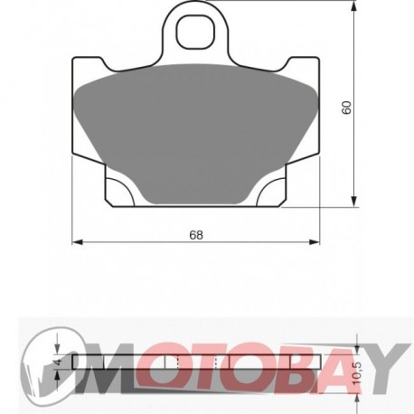 111 S3 GOLDFREN brake pads