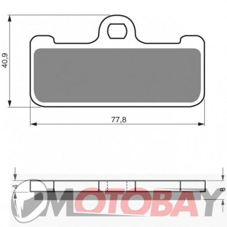 115 S3 GOLDFREN brake pads